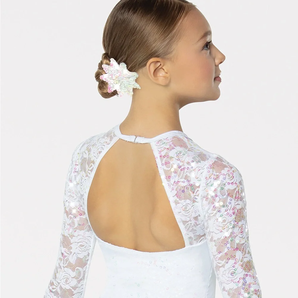 Revolution White Lace Dance Costume